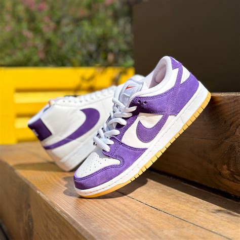 Raffle Nike Sb Dunk Low Pro Orange Label Iso Court Purple White