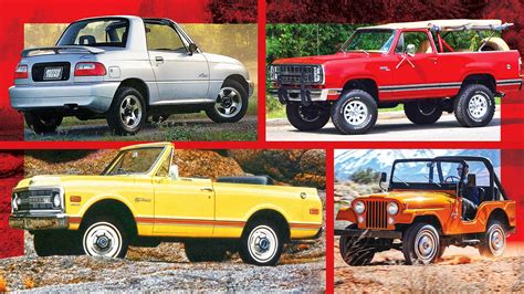 Every Convertible SUV Ever Made Ranked From Worst to Best