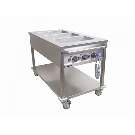 Saro Bain Marie Wagen Bt X Gn Met Aftapkranen Kw