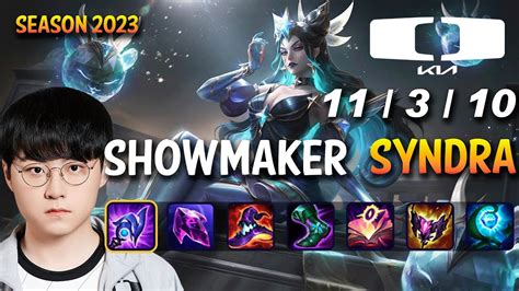 Dk Showmaker Syndra Vs Taliyah Mid Patch Kr Ranked Youtube