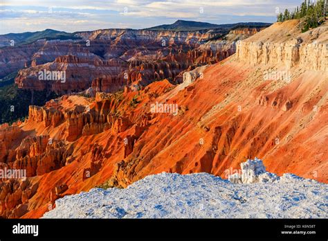 The Amphitheater of Cedar Breaks National Monument, Utah, USA. The ...