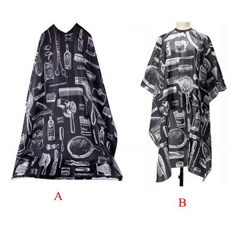 Cutting Hair Waterproof Cloth Salon Barber Gown Cape Hairdressing