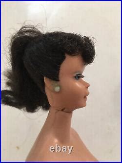 Vintage Mattel Ponytail Barbie Brunette Doll 2 1959 Vtg Original Japan Vintage Japan Doll