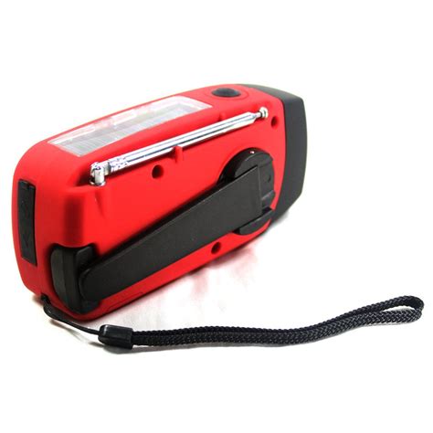 ROSENICE Portable Multi Functional Emergency Solar Hand Crank Dynamo