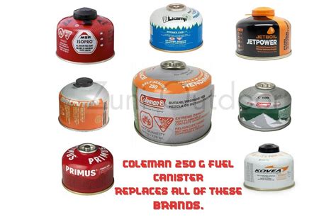 Coleman Isobutane Butane Propane G Backpacker Fuel Gas Msr Primus