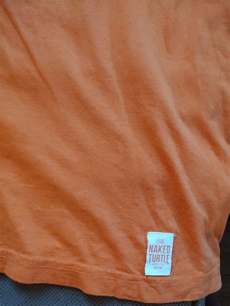 The Naked Turtle White Rum Orange Mens Unisex St Croi Gem
