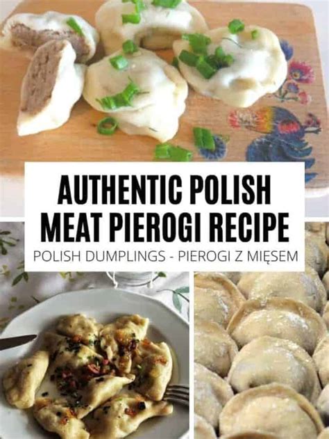 Traditional Polish Meat Pierogi - Polish Foodies