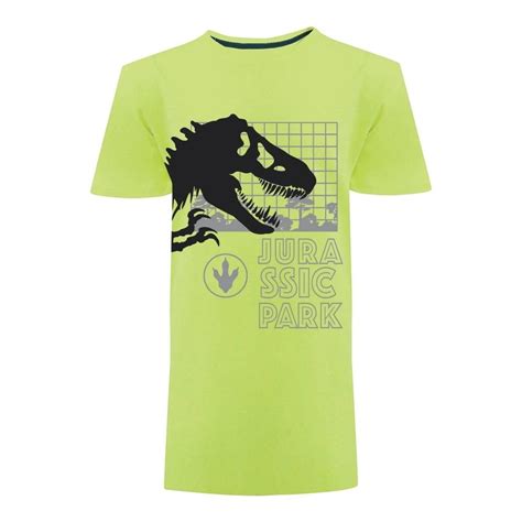 Playera Jurassic World para Niño Juvenil de Algodón Manga Corta Diseño