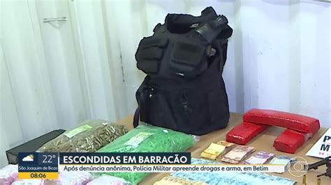 Após denúncia anônima Polícia Militar apreende drogas e arma em Betim