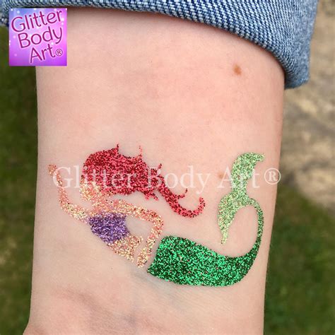 Under The Sea Stencils Pack X 50 Temporary Tattoo Store