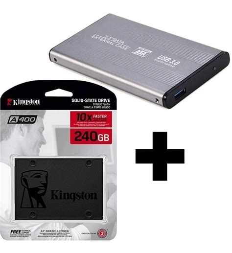 Ssd Kingston A400 240gb Sata 6gb S Case Usb 3 0 Parcelamento Sem Juros