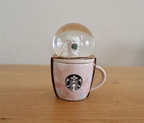 Starbucks Japan Snow Globe Sakura 2020 Cup Mug Collectable 89ml 3oz