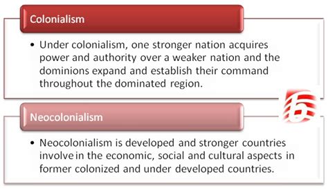 Neocolonialism Examples