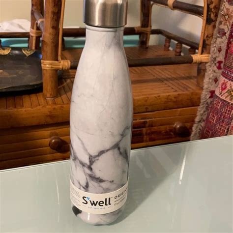 Swell Dining Swell White Marble 7oz Bottle Poshmark