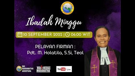 Live Streaming Ibadah Minggu Subuh Tanggal September Jam