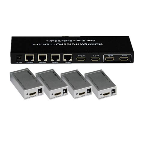 Hdmi Splitter Extender X Via Cat China Port Hdmi Over Cat