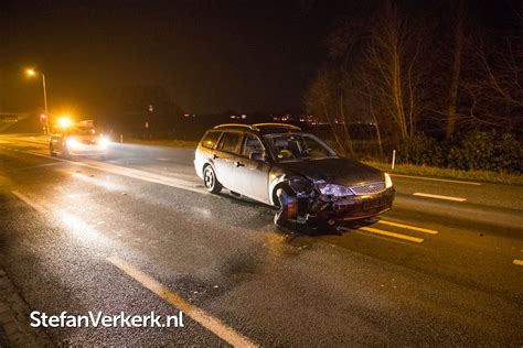 Flinke Schade Bij Ongeval Zuiderzeestraatweg Wezep Foto S Stefan