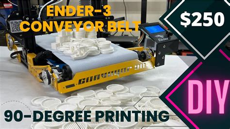 Turn Your Ender 3 Into A Conveyor BELT 3D Printer 90 Degree Continuous