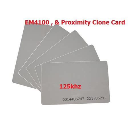 Khz Rfid Em Rewritable Copy Clone Card Pcs Slf Technology