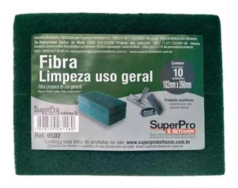 Fibra Limpeza Geral Verde X Ref Pct Unid Superpro