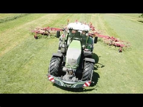 Fauchage Andainage Et Ensilage D Herbes En Fendt Lely Pottinger