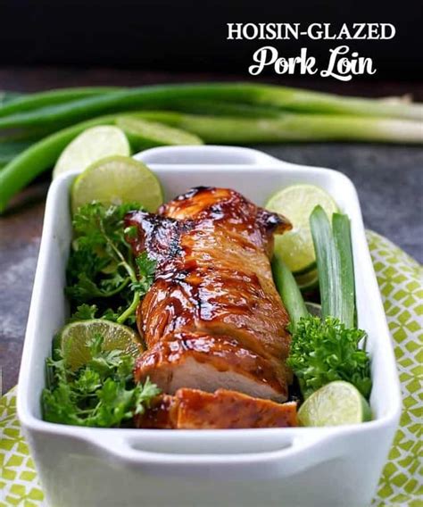 Hoisin Glazed Pork Loin Punchfork