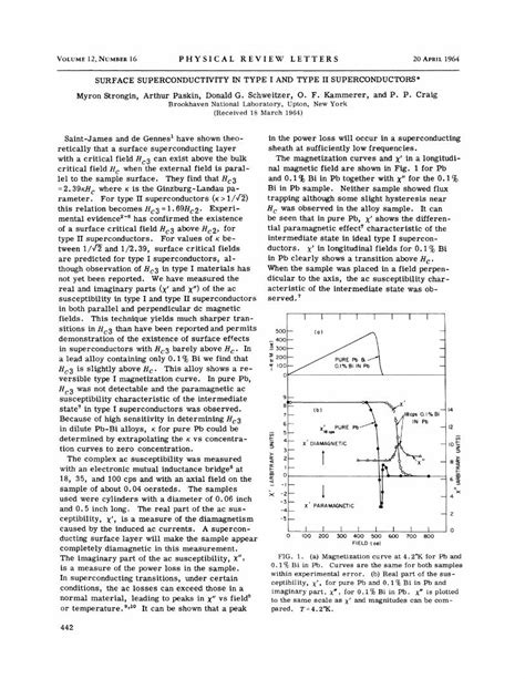 PDF Surface Superconductivity In Type I And Type II Superconductors