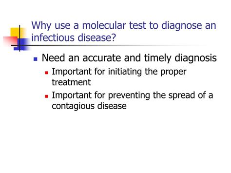 Ppt Molecular Diagnosis Of Infectious Diseases Powerpoint