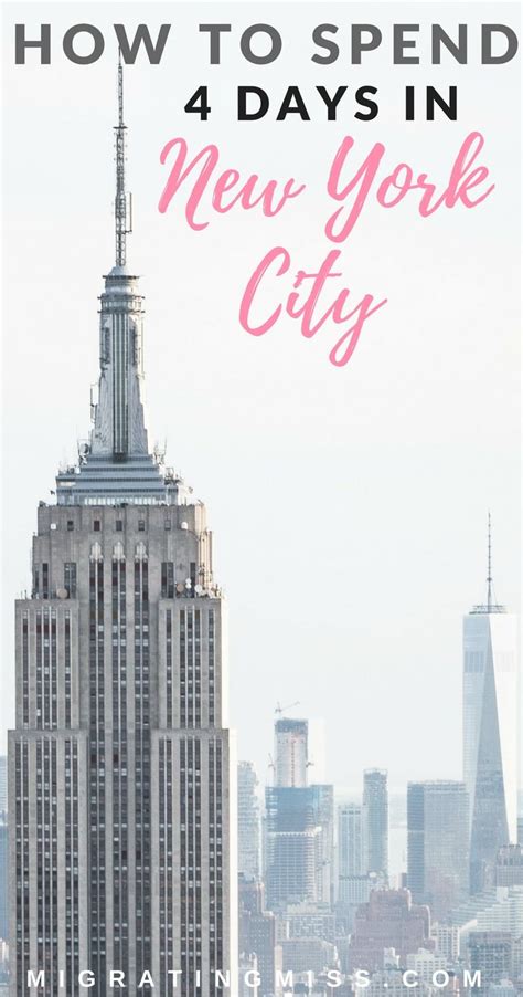 NYC Guide: A First-Timers Four Day Itinerary For New York City + Maps ...