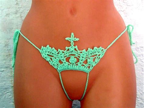 Extreme Micro G String Bikini Bottom Sexy Lingrie Erotic Open Crotch Thong Cheeky Lingrie