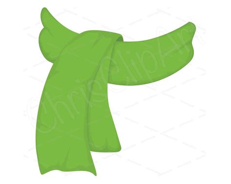 Green Scarf Svg Png Snowman Scarf Clipart Snowman Clipart Scarf