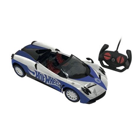 Carrinho De Controle Remoto Hot Wheels Branco Candide