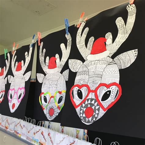 Funky Reindeer Christmas Craft 🎄🦌 Teachstarter Majelbev Year3