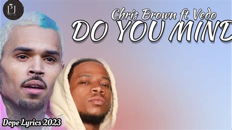 Do You Mind Chris Brown Ft Vedo Lyrics Youtube