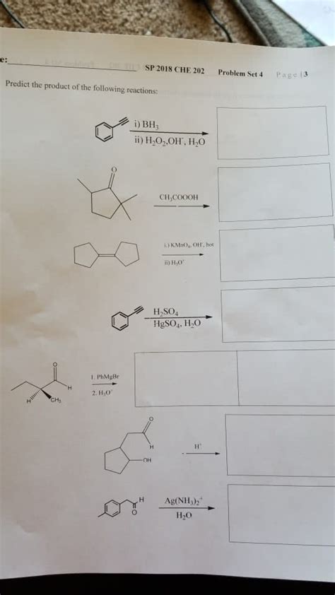 OneClass Predict The Product For The Following Reaction H20 H2SO4