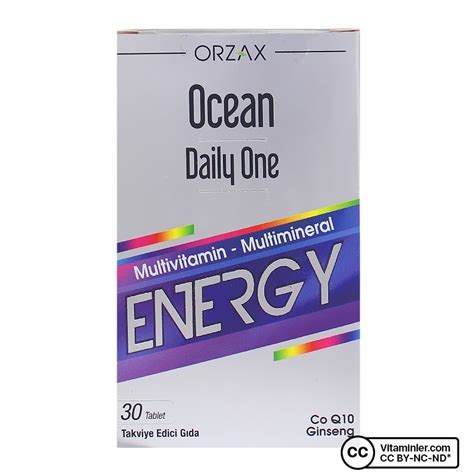 Ocean Daily One Energy 30 Tablet - Multivitaminler