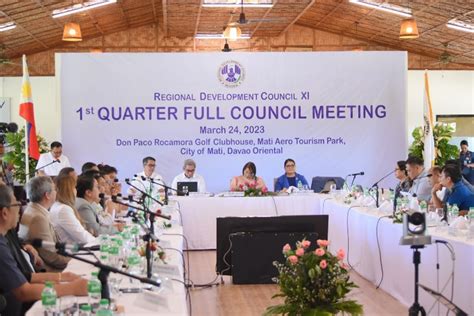 Rdc Davao Convenes For Its St Quarter Meeting Welcomes Presidential