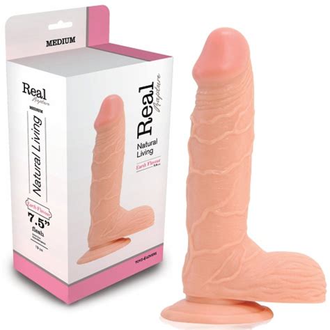 DILDO REALÍSTICO REAL RAPTURE EARTH FLAVOUR 7 5 BRANCO Coisas de