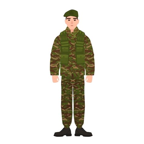 Militar Ou Militar Vestido Uniforme De Camuflagem Do Ex Rcito