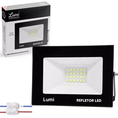 Kit De Reflectores Superled W Impermeable Bivolt Color Blanco