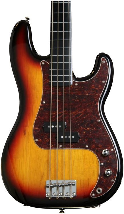 Squier Vintage Modified P Bass Fl 3 Color Sunburst Sweetwater