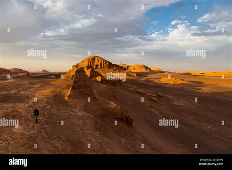 Dasht E Lut Desert Or Lut Desert Landscape A Large Salt Desert In Iran