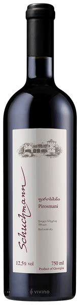 Schuchmann Pirosmani ფიროსმანი Red Semi Dry Vivino Australia