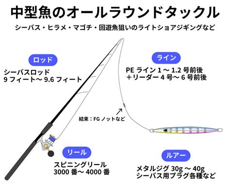 堤防のルアー釣り初心者講座 釣れる魚・タックル仕掛け選びの基本解説 まるなか大衆鮮魚