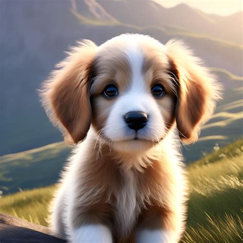 Premium Photo | A realistic cute puppy image ultra hd quality