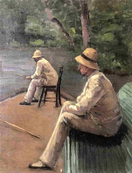 Fishermen On The Banks Of The Yerres C Gustave Caillebotte