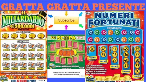 Gratta E Vinci Misto Miliardario Faiscopa Numerifortunati Vinto Con