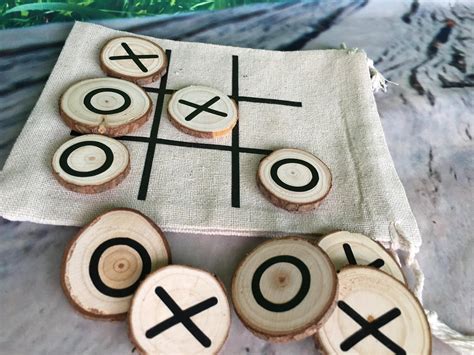 Tic Tac Toe Game Noughts And Crosses Travel Game Travel Etsy