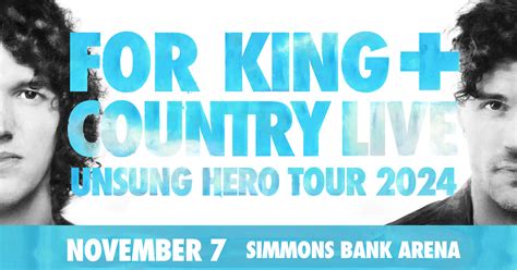 For King Country Live Unsung Hero Tour Argenta Arts District