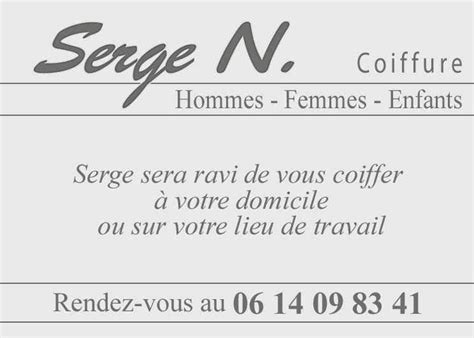 Serge Coiffure Maisons Alfort Coiffeur Adresse Horaires Avis